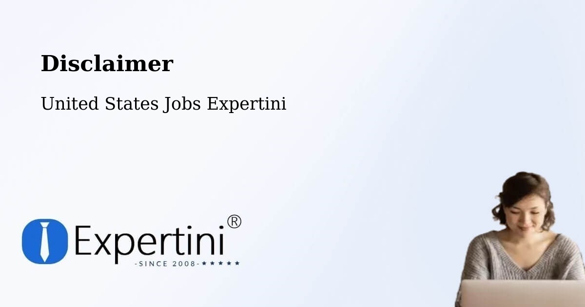 Disclaimer – Fenton - United States Jobs Expertini