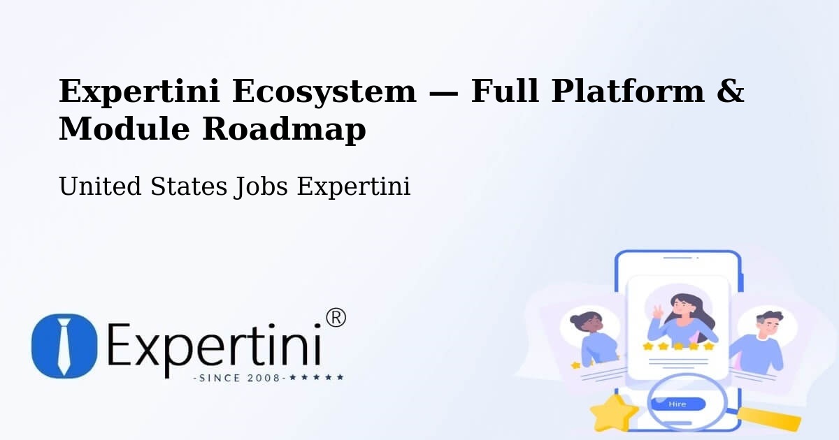 Expertini Ecosystem — Full Platform & Module Roadmap – Fenton